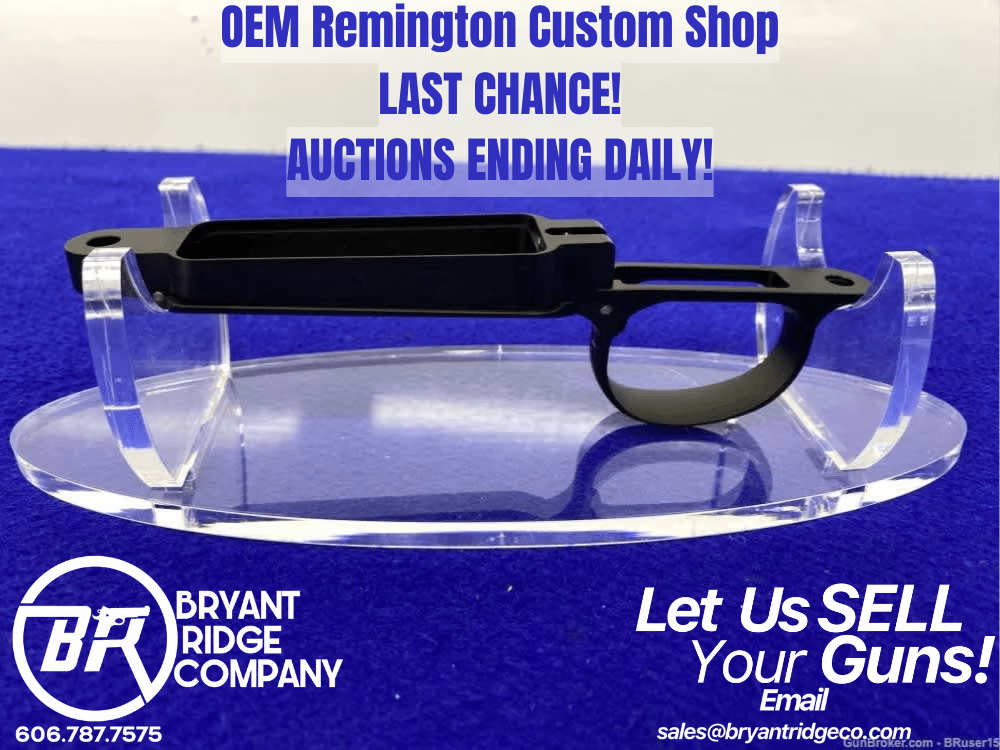*DISCONTINUED CUSTOM SHOP* Remington 700 BDL Standard BLK SA Bottom Metal-img-0