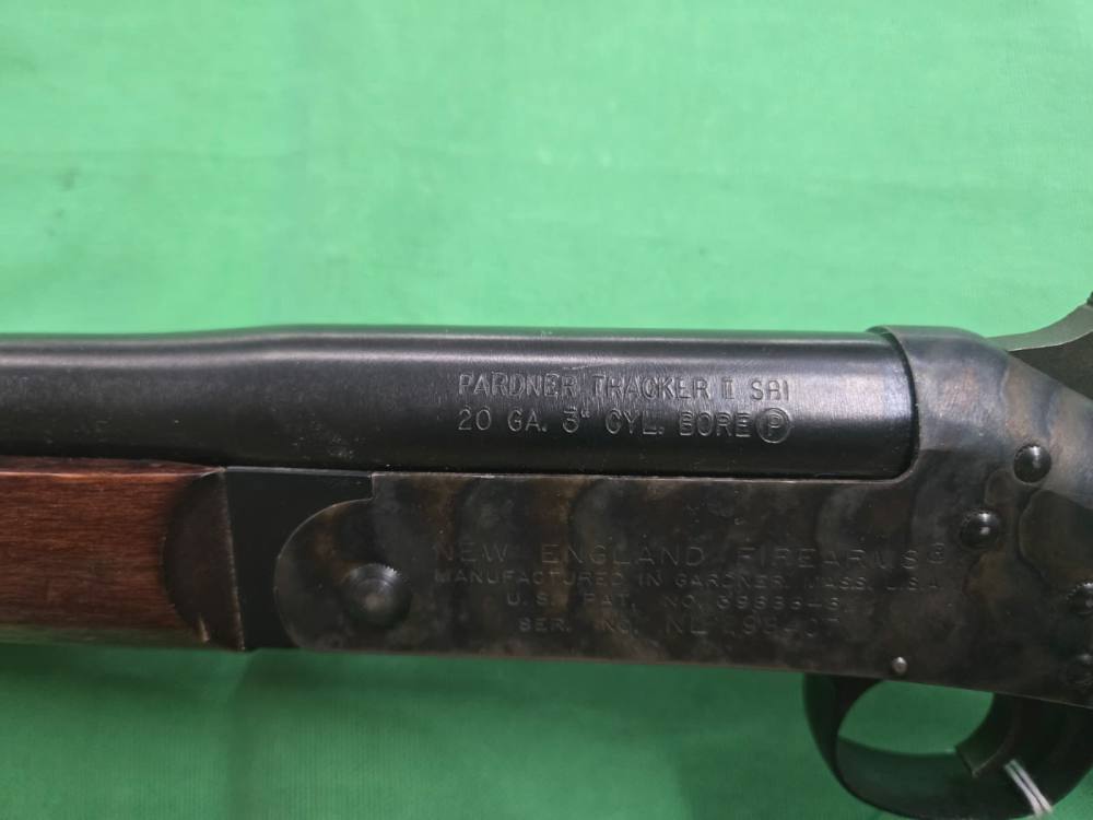 NEF/H&R Pardner Tracker 2 20 ga rifled slug gun penny auction-img-3