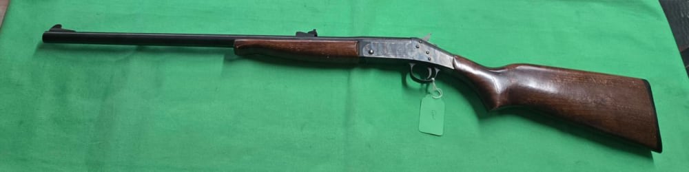 NEF/H&R Pardner Tracker 2 20 ga rifled slug gun penny auction-img-0