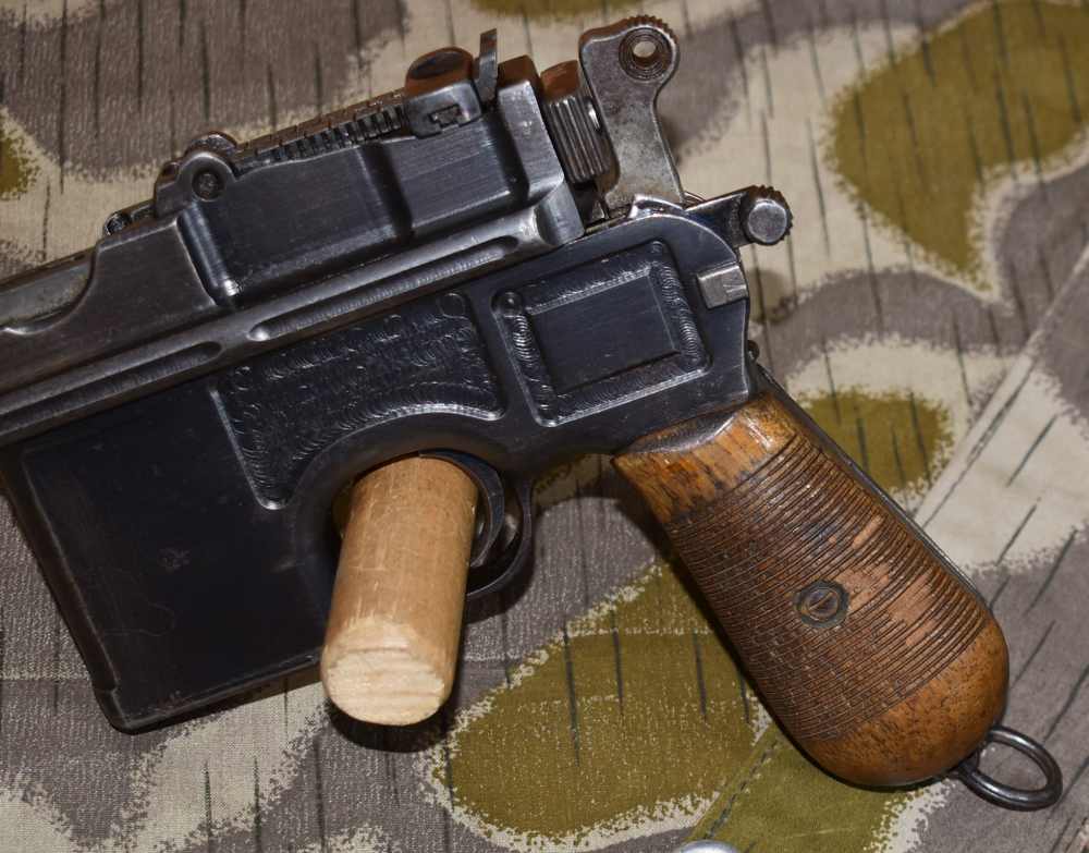 Mauser C96 Broomhandle Pistol Matching with Stock Commercial Contract-img-2