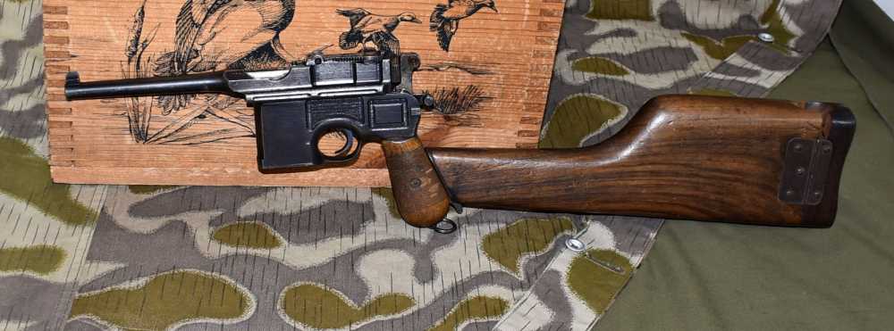 Mauser C96 Broomhandle Pistol Matching with Stock Commercial Contract-img-27