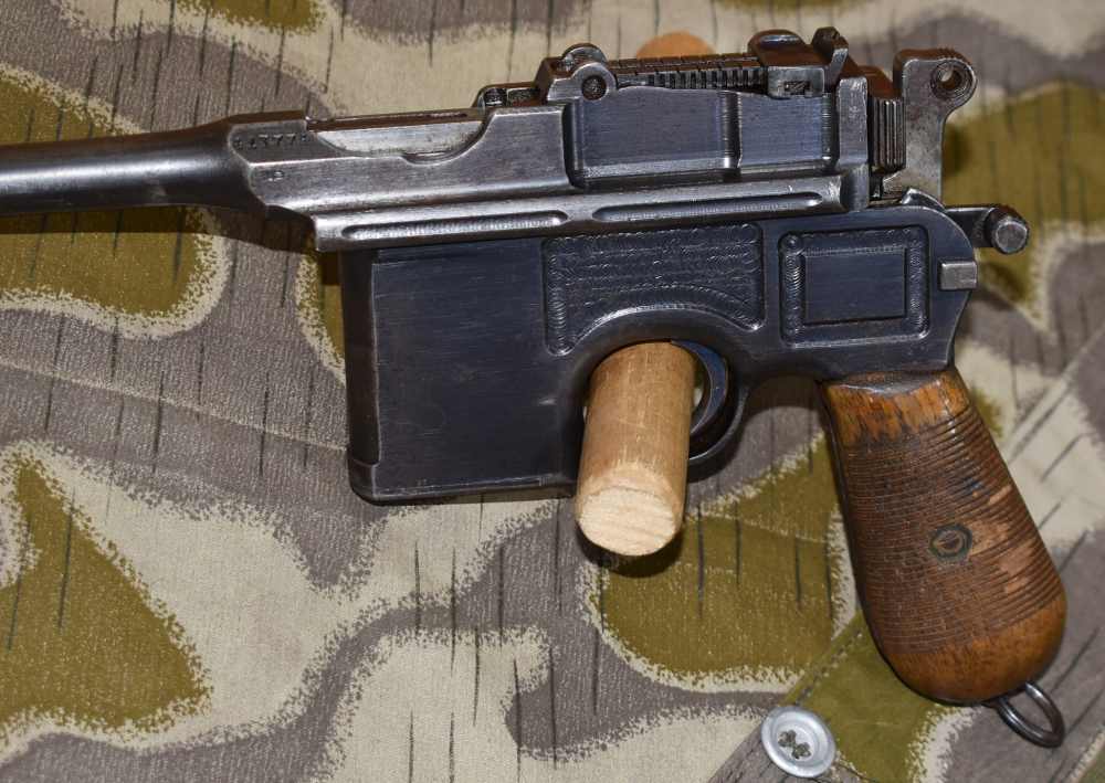 Mauser C96 Broomhandle Pistol Matching with Stock Commercial Contract-img-3