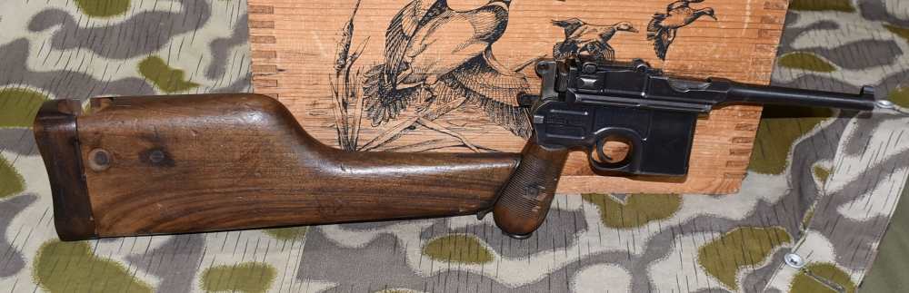 Mauser C96 Broomhandle Pistol Matching with Stock Commercial Contract-img-29