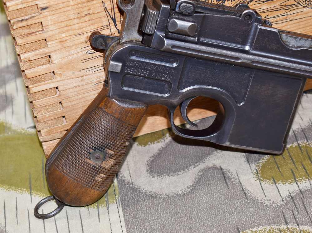 Mauser C96 Broomhandle Pistol Matching with Stock Commercial Contract-img-16
