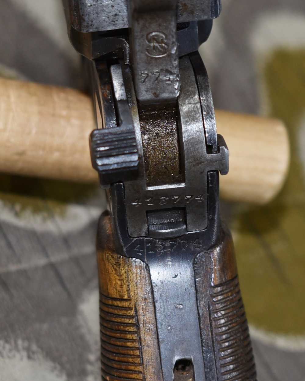 Mauser C96 Broomhandle Pistol Matching with Stock Commercial Contract-img-11