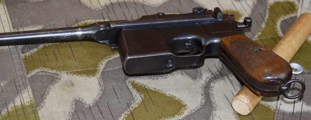 Mauser C96 Broomhandle Pistol Matching with Stock Commercial Contract-img-14
