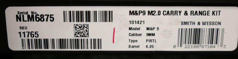 Smith & Wesson M&P9 M2.0 Carry 9mm 4.25" 17 Rd. x 3 & Range Kit - 11765-img-11