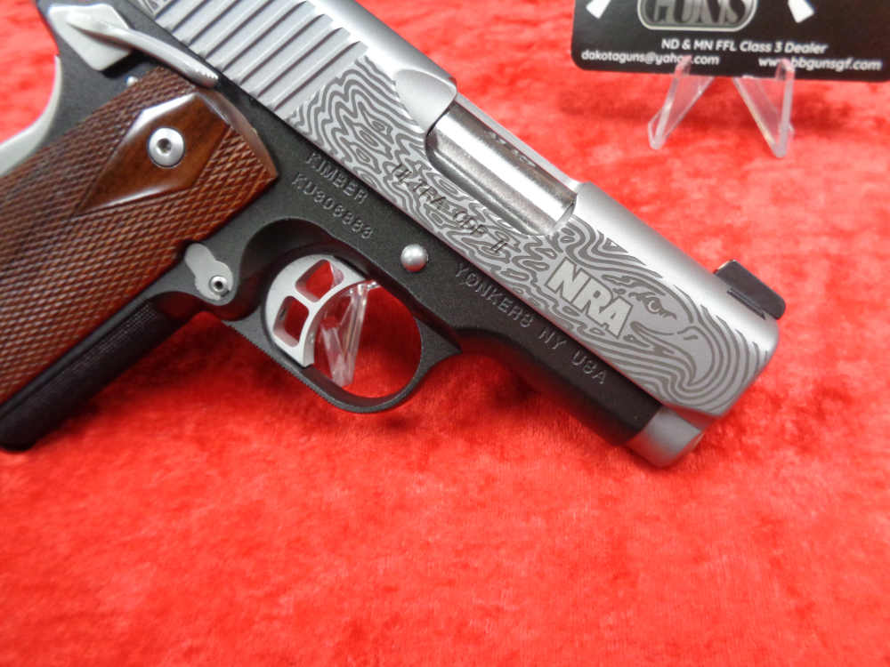Kimber 1911 ULTRA CDP II Carry 45 ACP NRA Edition Engraved Eagle WE TRADE!-img-2