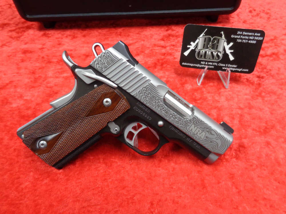 Kimber 1911 ULTRA CDP II Carry 45 ACP NRA Edition Engraved Eagle WE TRADE!-img-0