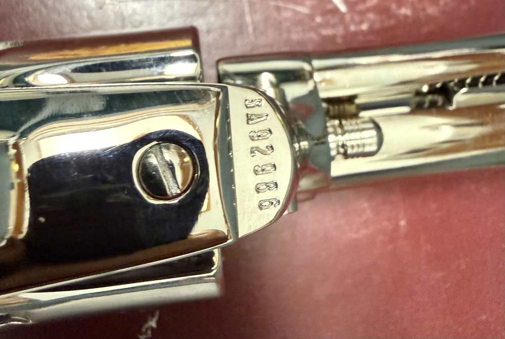 RARE COLT CUSTOM SHOP SINGLE ACTION ARMY 45 COLT "ENGRAVED NICKLE"-img-9