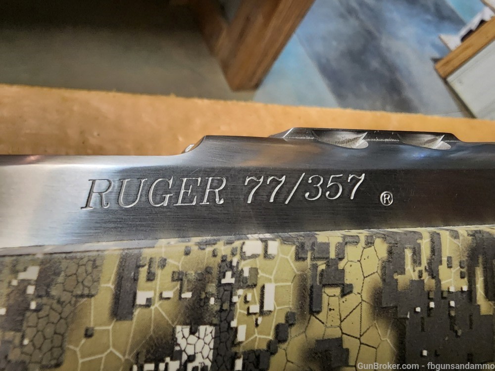 NEW! RUGER 77/357 .357 MAGNUM 18.5 STAINLESS THREADED SS M 77 MAG 357 NIB-img-13