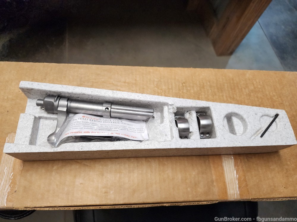 NEW! RUGER 77/357 .357 MAGNUM 18.5 STAINLESS THREADED SS M 77 MAG 357 NIB-img-2