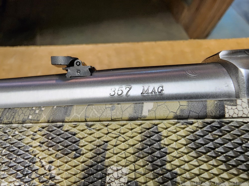 NEW! RUGER 77/357 .357 MAGNUM 18.5 STAINLESS THREADED SS M 77 MAG 357 NIB-img-14