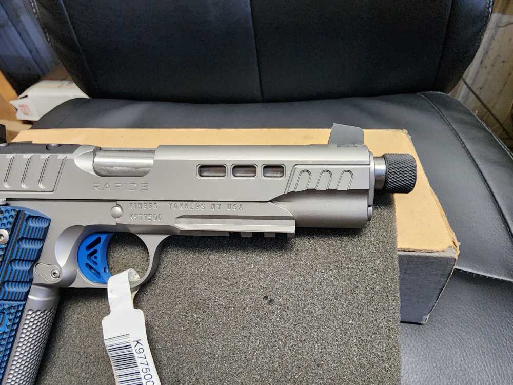 PICS! NEW KIMBER 1911 RAPIDE ICE 5.5" THREADED 45 ACP OPTICS RDY STAINLESS-img-6