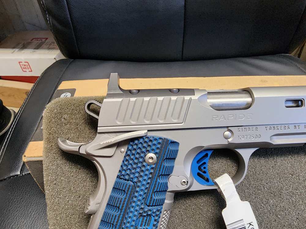 PICS! NEW KIMBER 1911 RAPIDE ICE 5.5" THREADED 45 ACP OPTICS RDY STAINLESS-img-5