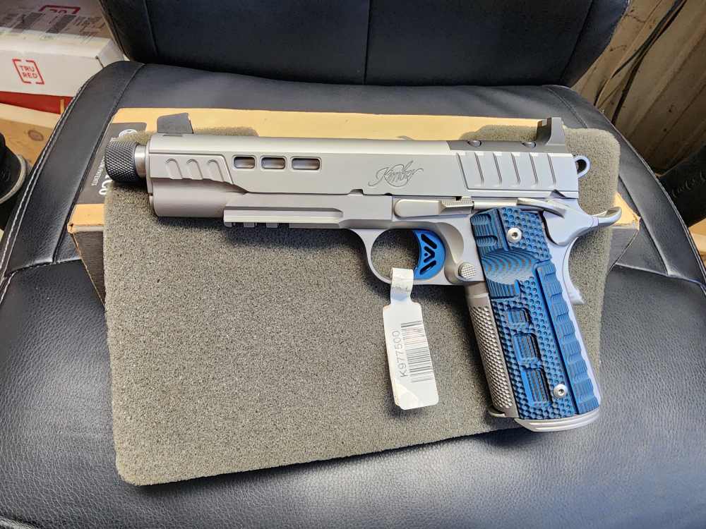 PICS! NEW KIMBER 1911 RAPIDE ICE 5.5" THREADED 45 ACP OPTICS RDY STAINLESS-img-7