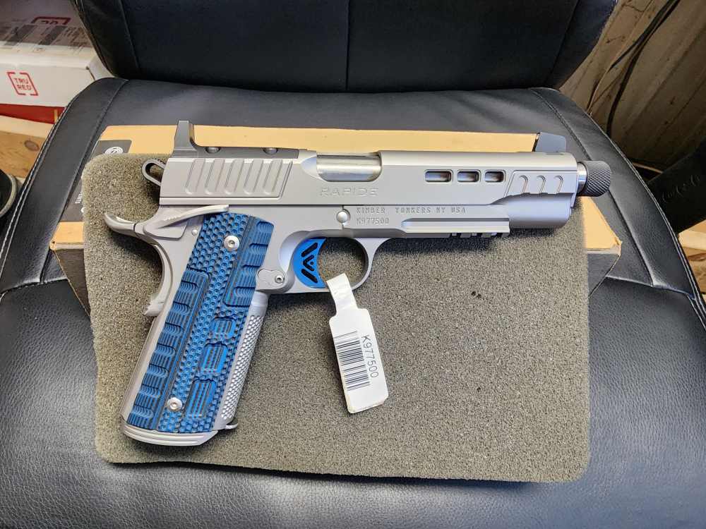PICS! NEW KIMBER 1911 RAPIDE ICE 5.5" THREADED 45 ACP OPTICS RDY STAINLESS-img-3