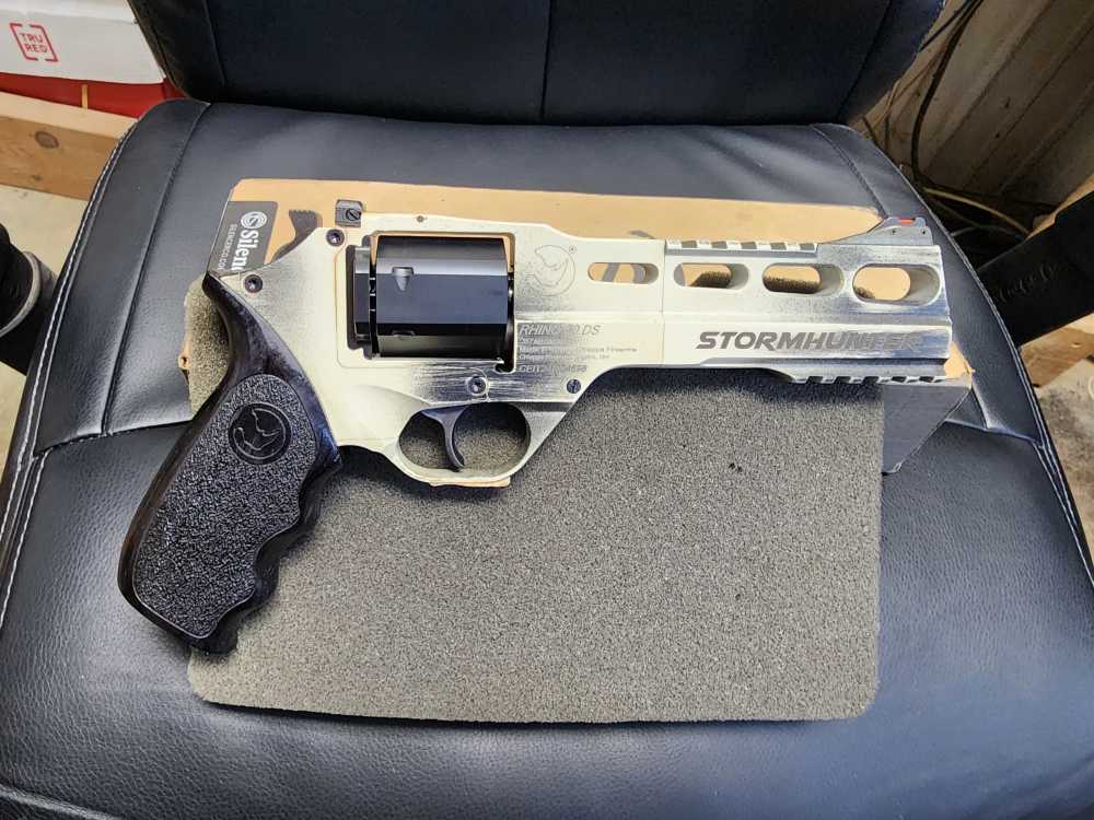 PICS NEW CHIAPPA RHINO REVOLVER .357 6" 60DS STORMHUNTER 357 MAGNUM MAG NIB-img-0