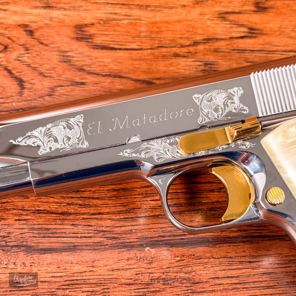 Grail Colt EL MATADORE SUPREME Engraved SN 5 Lew Horton 38 Super NIB!-img-6