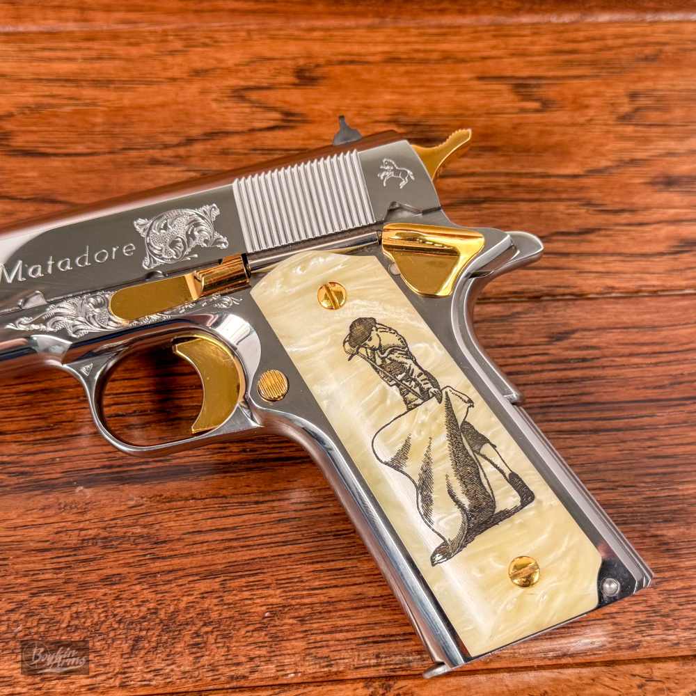 Grail Colt EL MATADORE SUPREME Engraved SN 5 Lew Horton 38 Super NIB!-img-8