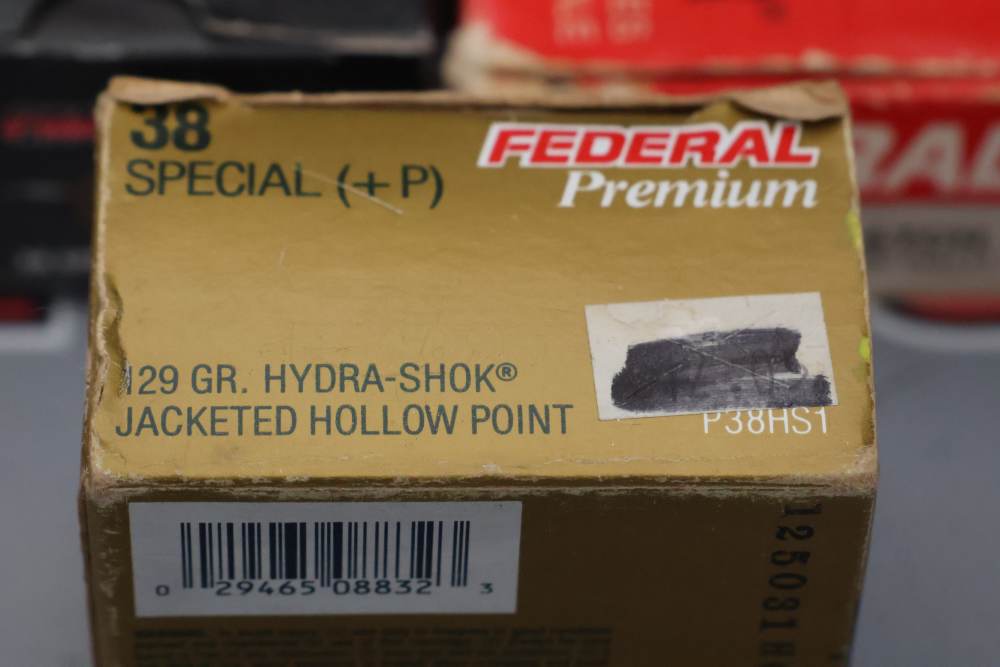 Mixed Lot O' 120rds of .38SPL FMJ, WC & JHP Ammo - Federal & PMC-img-1