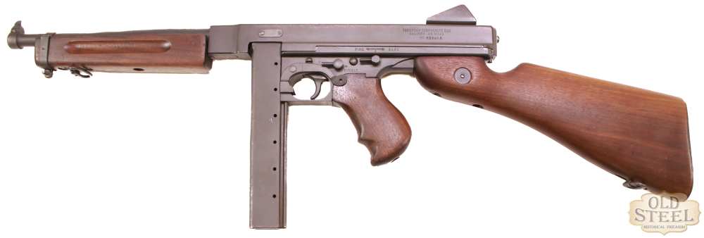 Pre Sample M1A1 Thompson Sub Machine Gun 45 ACP U.S. Property Marked-img-2