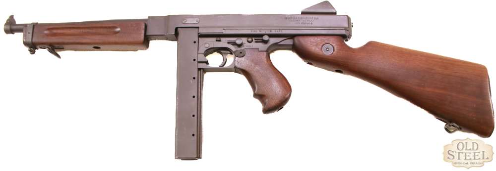 Pre Sample M1A1 Thompson Sub Machine Gun 45 ACP U.S. Property Marked-img-8
