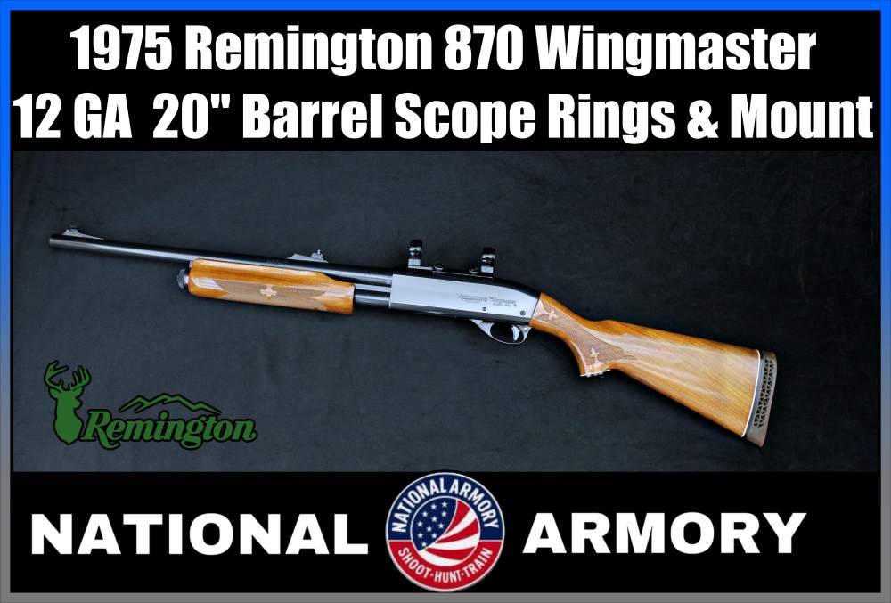 1975 Remington 870 Wingmaster 12 GA-img-0