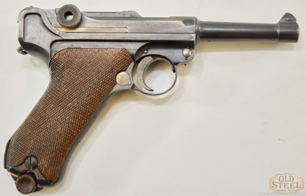  German Luger 7.65 / 30 Luger DWM C&R WW1 WWI Era Semi Auto WWII WW2 -img-0