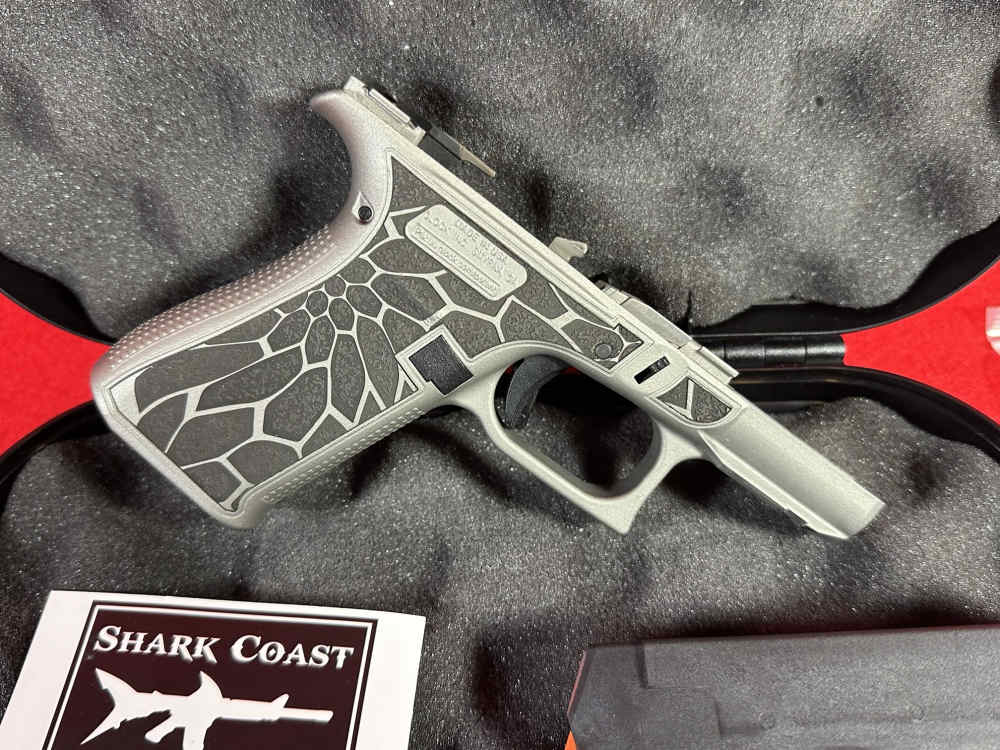 Glock 43x 9mm Pistol Frame Receiver w Internals Shark Coast Tactical-img-2