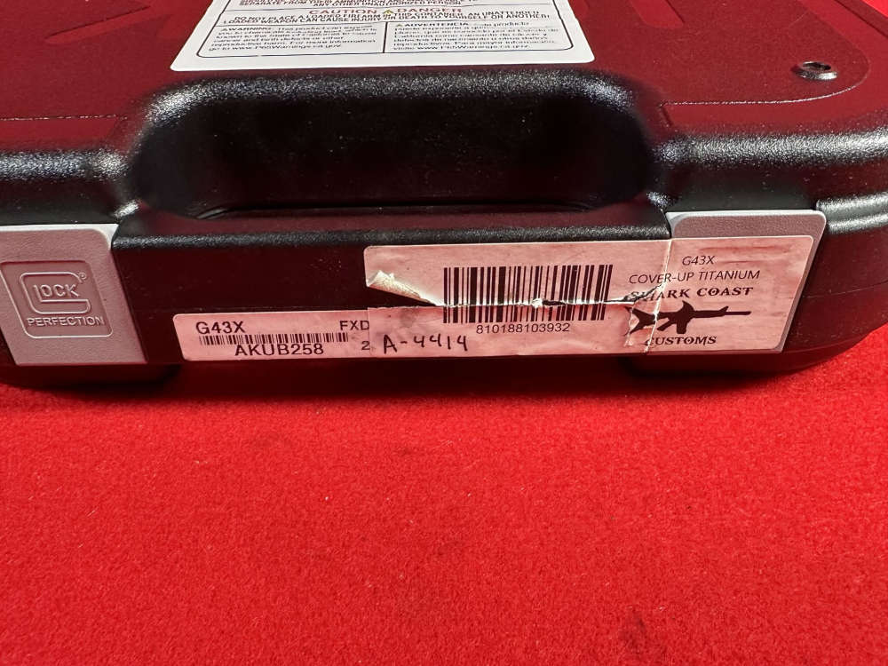 Glock 43x 9mm Pistol Frame Receiver w Internals Shark Coast Tactical-img-5
