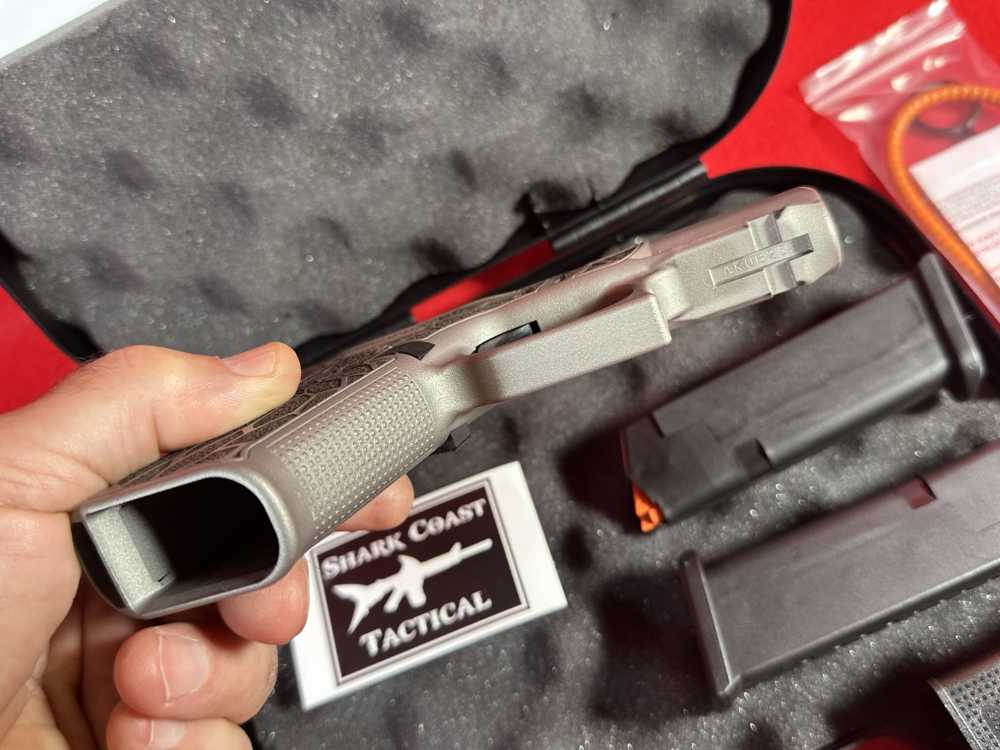Glock 43x 9mm Pistol Frame Receiver w Internals Shark Coast Tactical-img-4