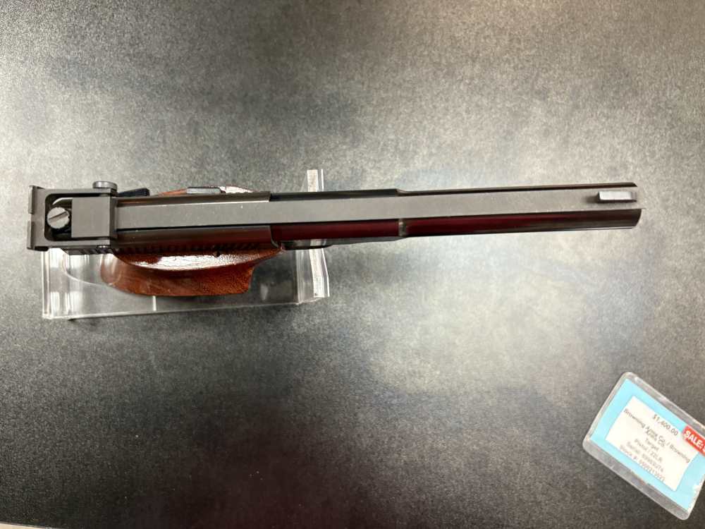 Browning Target · .22 LR · 6" Barrel · Made in Belgium · Left-Handed grips-img-3