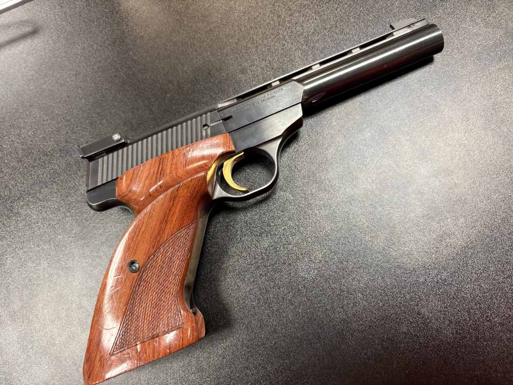 Browning Target · .22 LR · 6" Barrel · Made in Belgium · Left-Handed grips-img-0