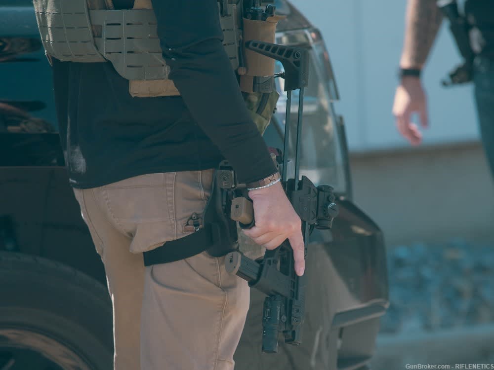 Flux Defense Raider - X BLACK RH brace Sig P320 SHIPPING NOW-img-2