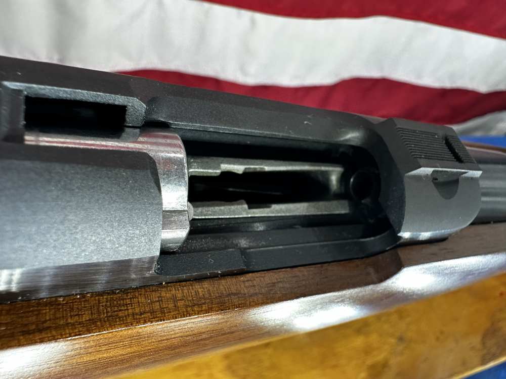 2004 Ruger M77/17 .17 HMR Walnut Stock Blued Barrel-img-7