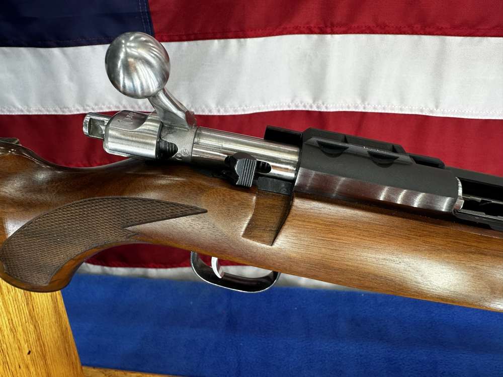 2004 Ruger M77/17 .17 HMR Walnut Stock Blued Barrel-img-8