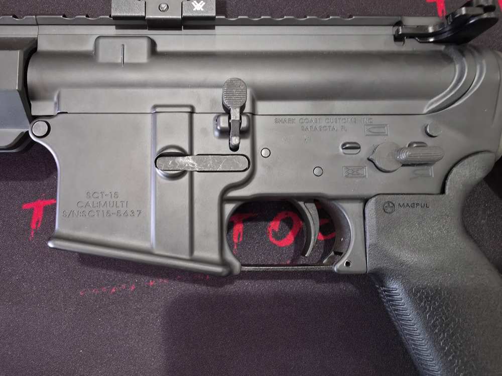 NICE Shark Coast Customs SCT-15 5.56 30+1 16" SL ProTac w/ Pressure Switch,-img-3