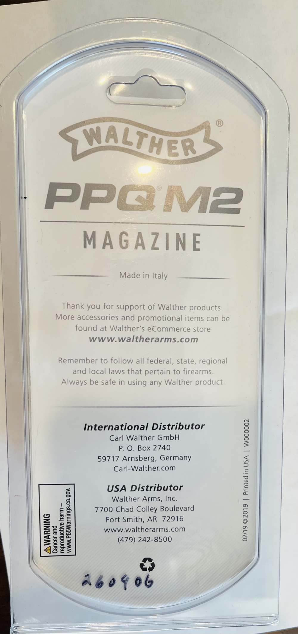 Walther PPQ 45ACP 12rd Magazine -New-img-1