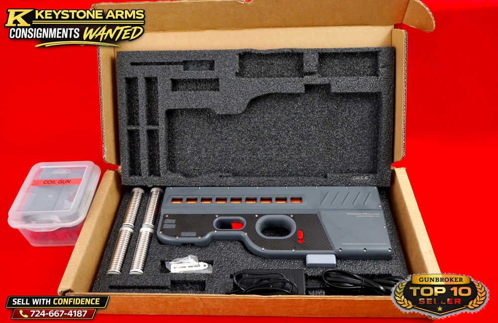 Coil Accelerator CA09 Electro Magnetic Disk Rail Gun w/ 250 Dick NIB-img-3