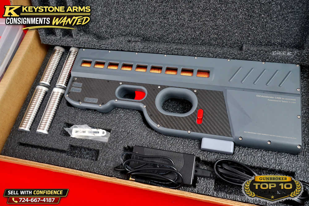 Coil Accelerator CA09 Electro Magnetic Disk Rail Gun w/ 250 Dick NIB-img-4