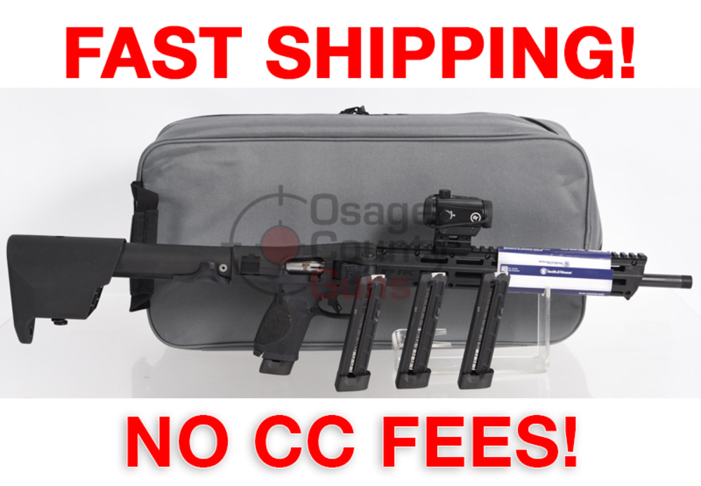 S&W M&P FPC Bundle - .22LR - 16.25" w/ 4x Mags, Bag & CT Green Dot-img-0