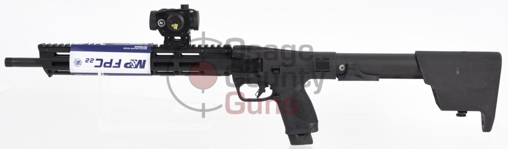 S&W M&P FPC Bundle - .22LR - 16.25" w/ 4x Mags, Bag & CT Green Dot-img-7