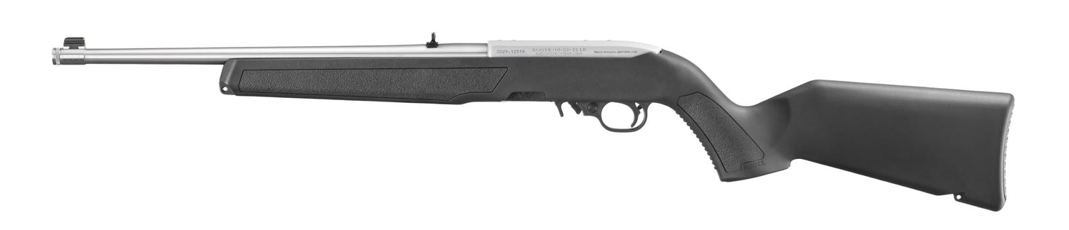 Ruger 10/22 22 LR Rifle 16.40 Black with Satin Stainless 32004-img-3