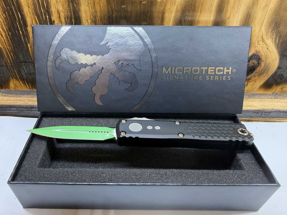 MICROTECH UTX-85 GEN IV D/E JEDI MASTER WITH GREEN BLADE-img-2