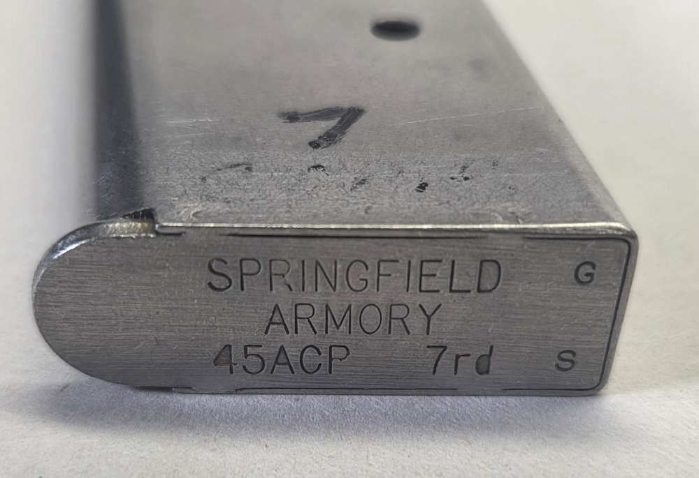 Two Springfield Armory 45ACP 7rd Magazines -img-5