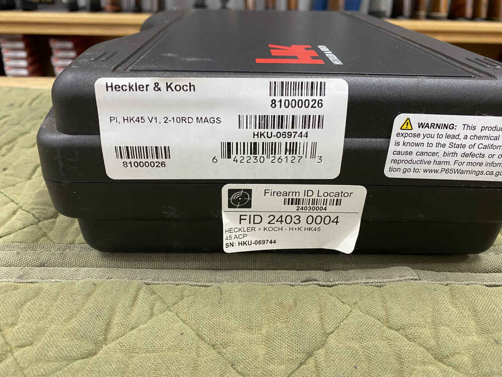 Heckler Koch HK45 US V1 45 ACP Pistol 81000026 / 745001-A5 HK -img-4