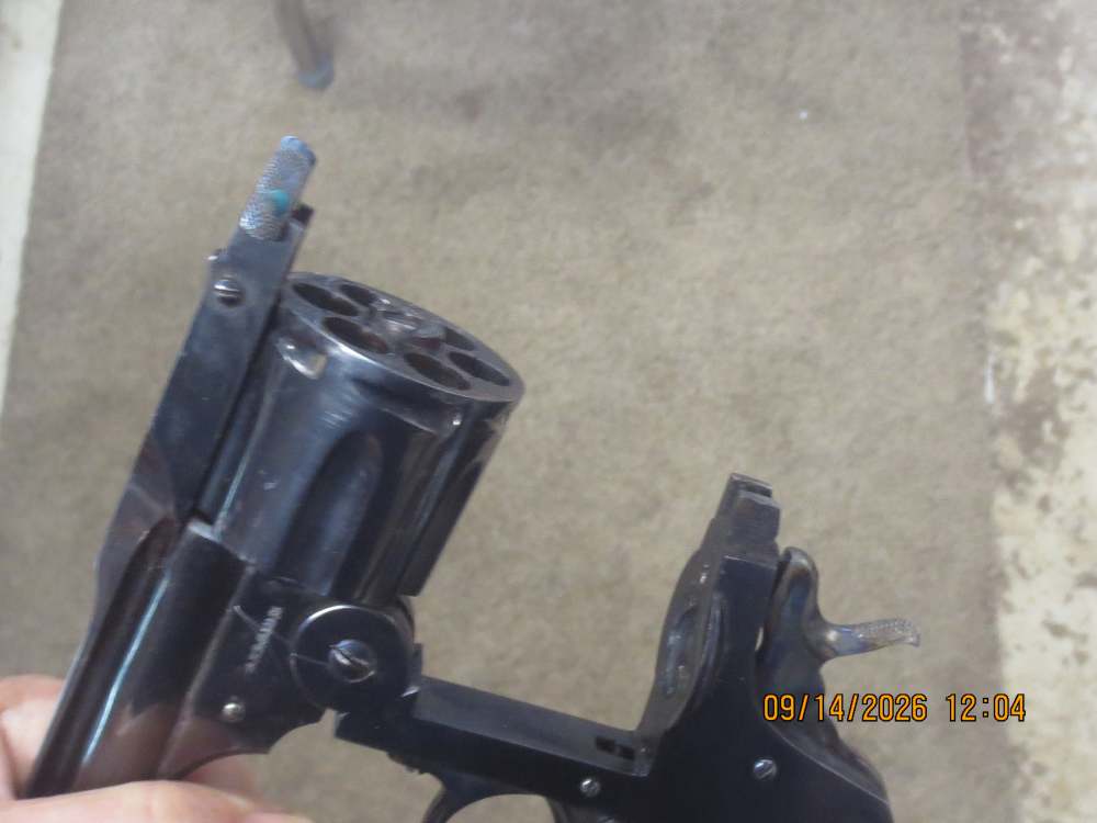 Belgian Large Frame Top Break Revolver .44-40 WCF 6 inch C&R -img-40