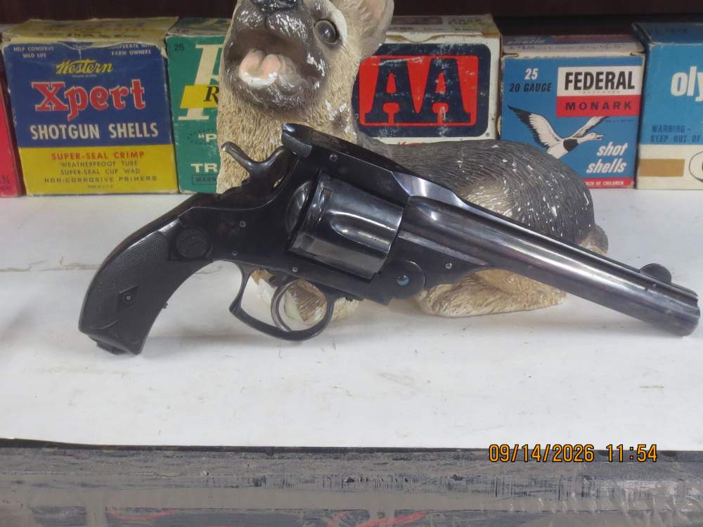 Belgian Large Frame Top Break Revolver .44-40 WCF 6 inch C&R -img-16