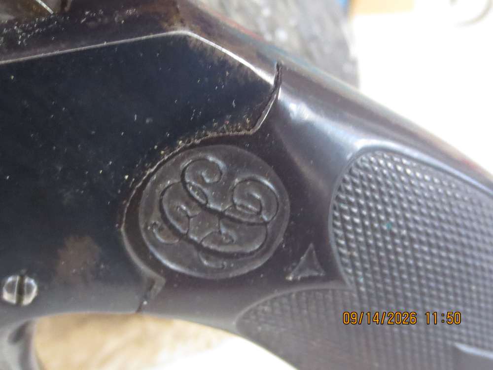 Belgian Large Frame Top Break Revolver .44-40 WCF 6 inch C&R -img-1